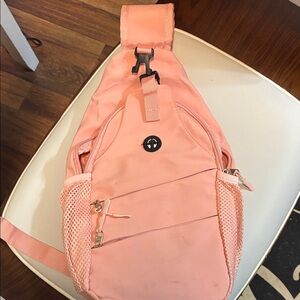 Women’s Pink Sling Backpack - Lightweight Everyday Bag